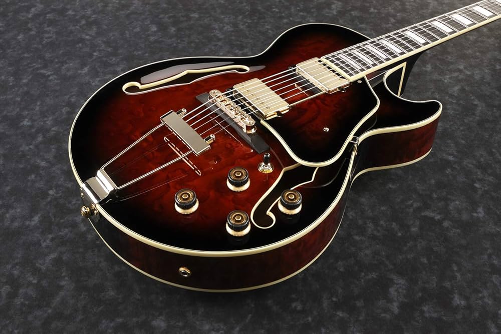 Artcore Expressionist AG95QA-DBS Dark Brown Sunburst